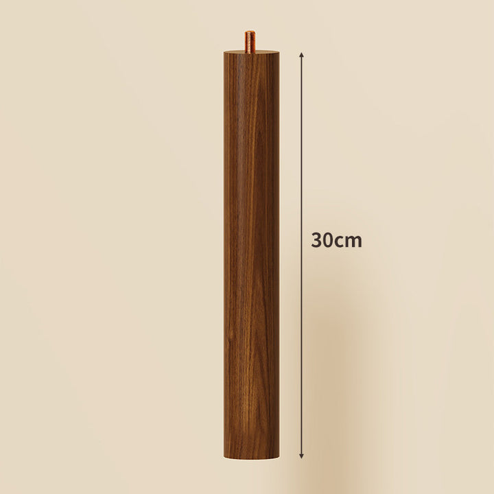 Compact Square Bamboo Shelf Panel with Rounded Corners and Pre-Drilled Mounting Holes