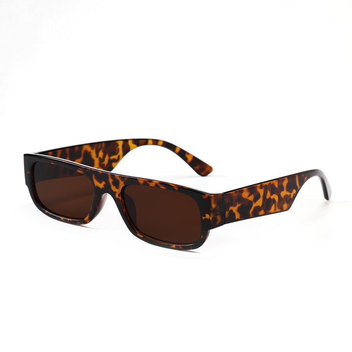 Women's stylish vintage sunglasses with transparent frame and lightly tinted lenses Kalsten