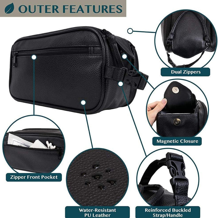 Cosmetic bag with multiple compartments Kalsten