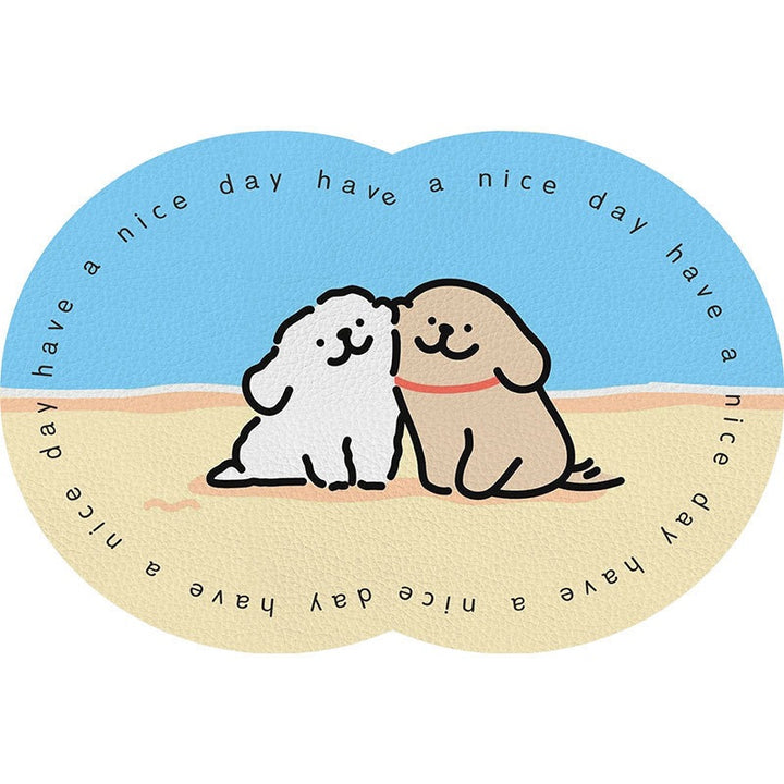 Cute Cartoon Pet-Themed Mat Kalsten