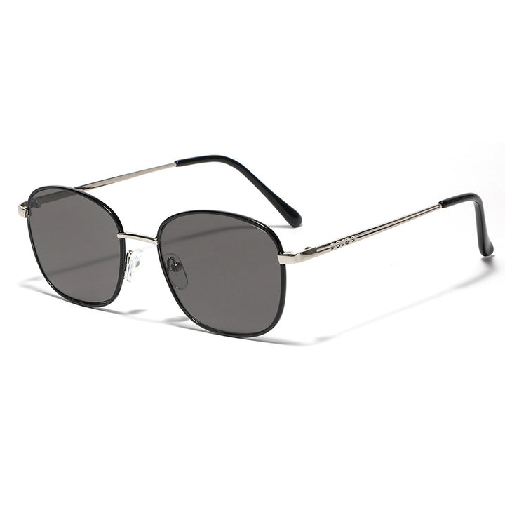 Ladies stylish square sunglasses with elegant metal frame Kalsten
