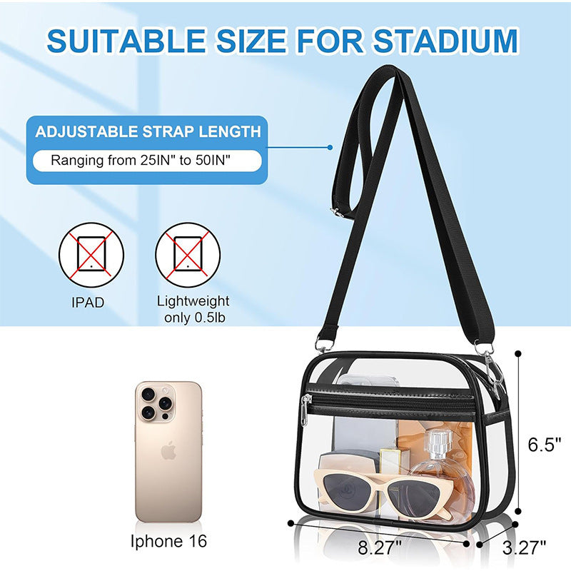 Practical Transparent Shoulder Bag Kalsten