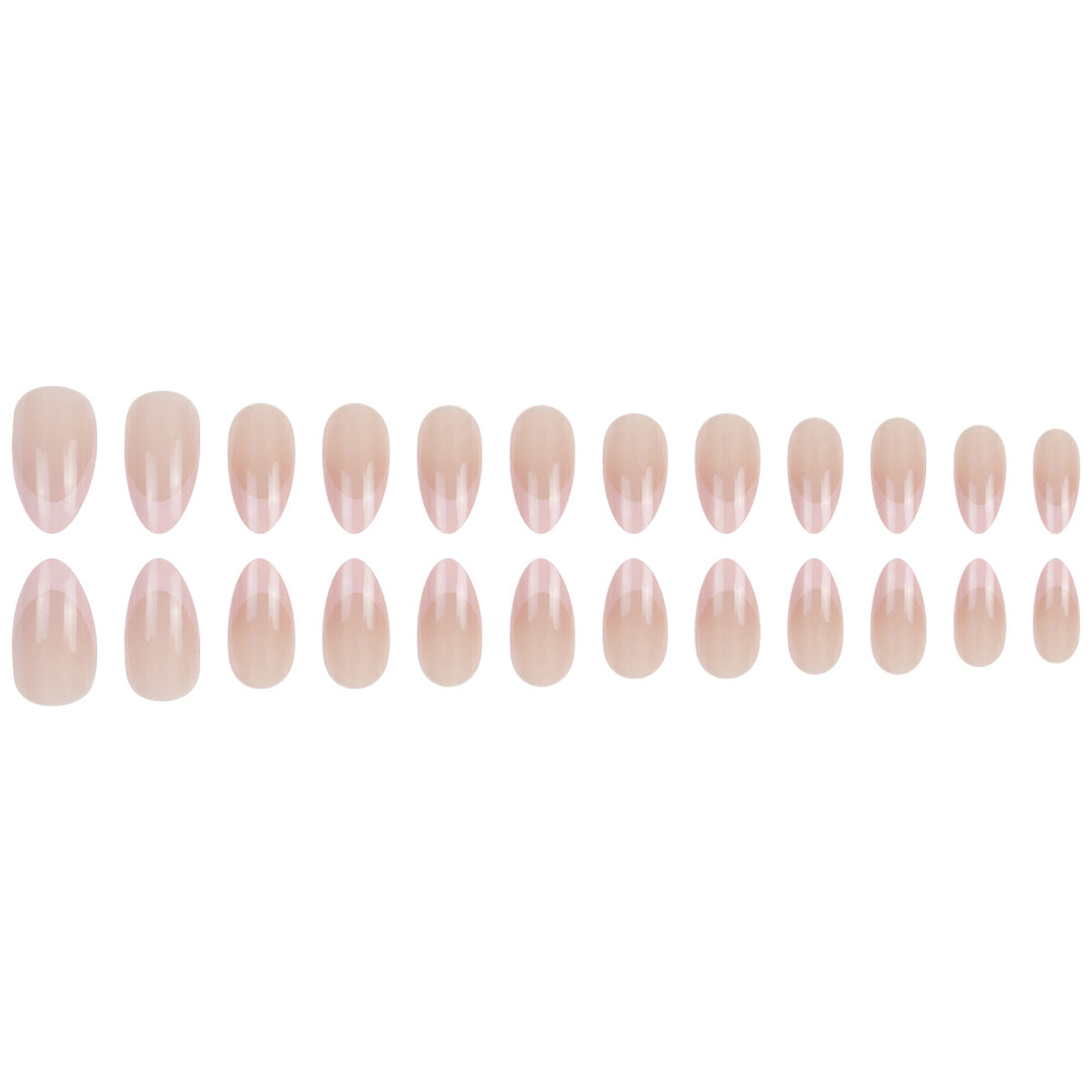 Elegant French Tip Press-On Nail Extensions Kalsten