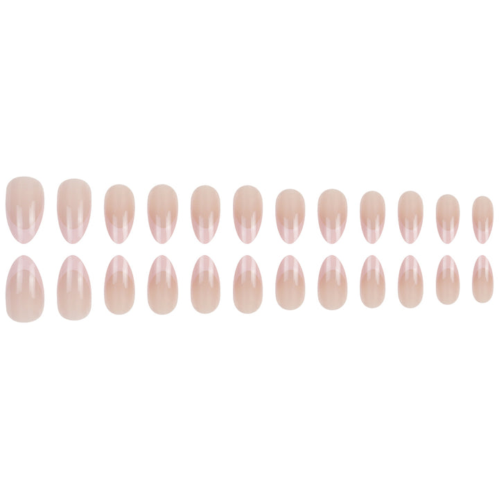 Elegant French Tip Press-On Nail Extensions Kalsten