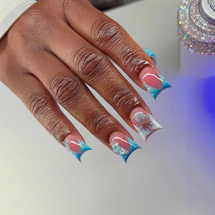 Artistic Floral Nail Enhancements Kalsten 1789447218