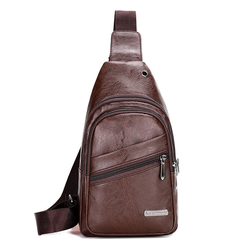 Fashionable Leather Sling Bag