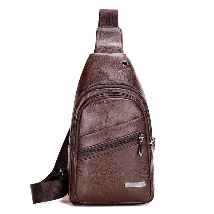 Fashionable Leather Sling Bag