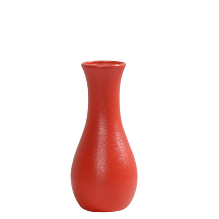Contemporary Matte Ceramic Flower Vase Kalsten