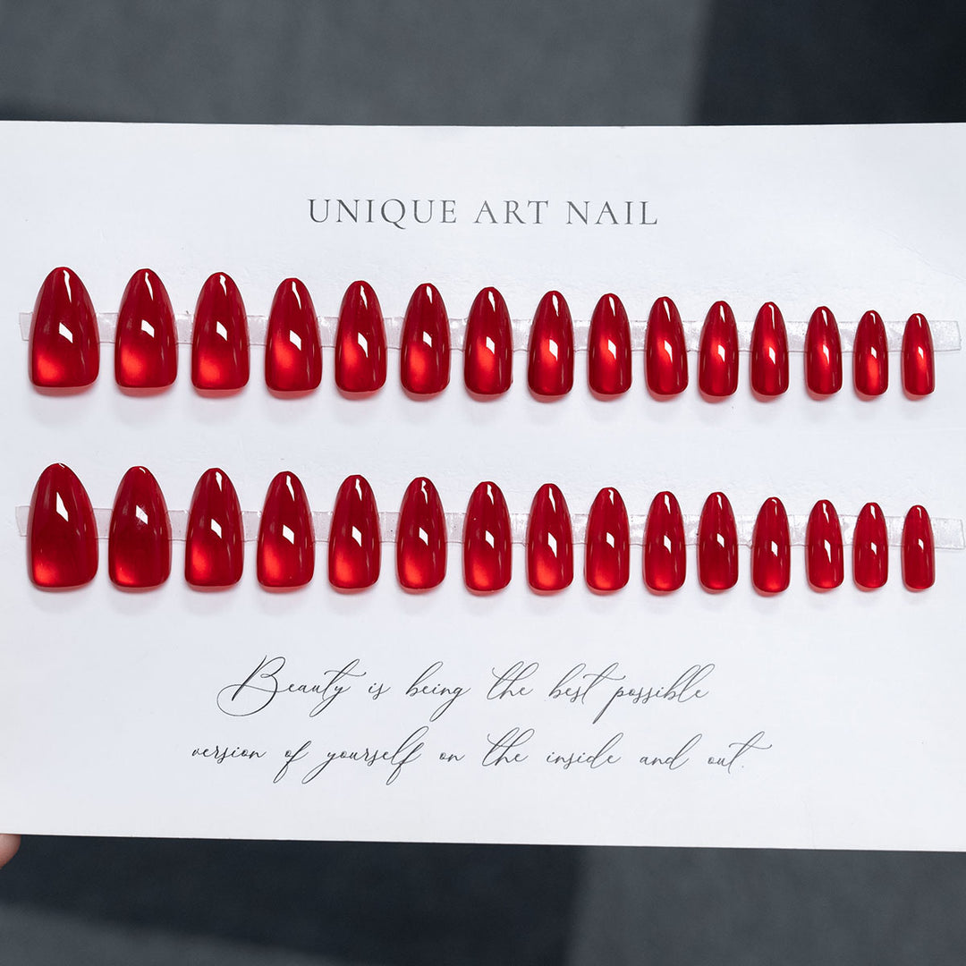 Glossy Stiletto Art Press-On Nail Set