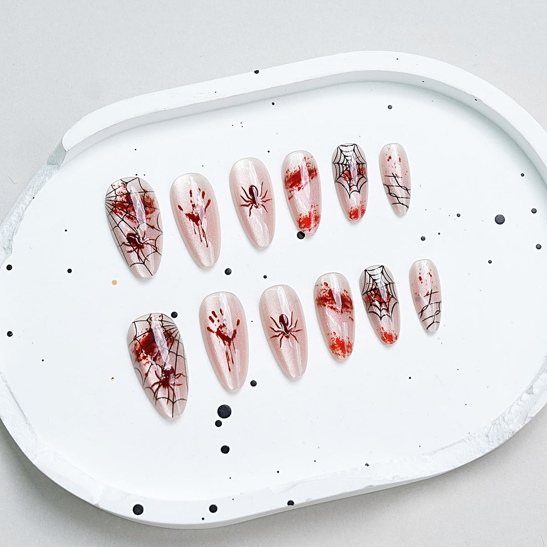 Halloween-Themed Press-On Nail Art Set Kalsten