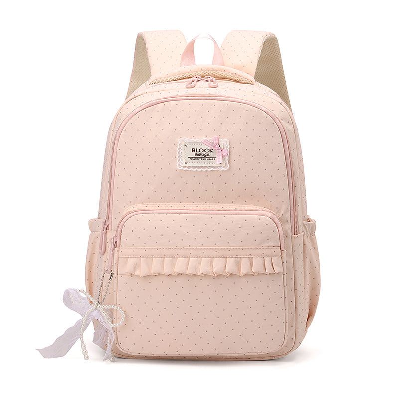 Decorative Polka Dot Backpack Kalsten
