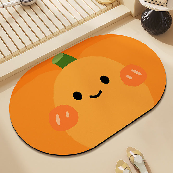 Cute Cartoon Character Floor Mat