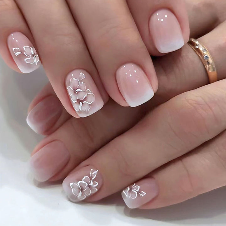 Elegant Long-Stiletto Glossy Press-On Nails
