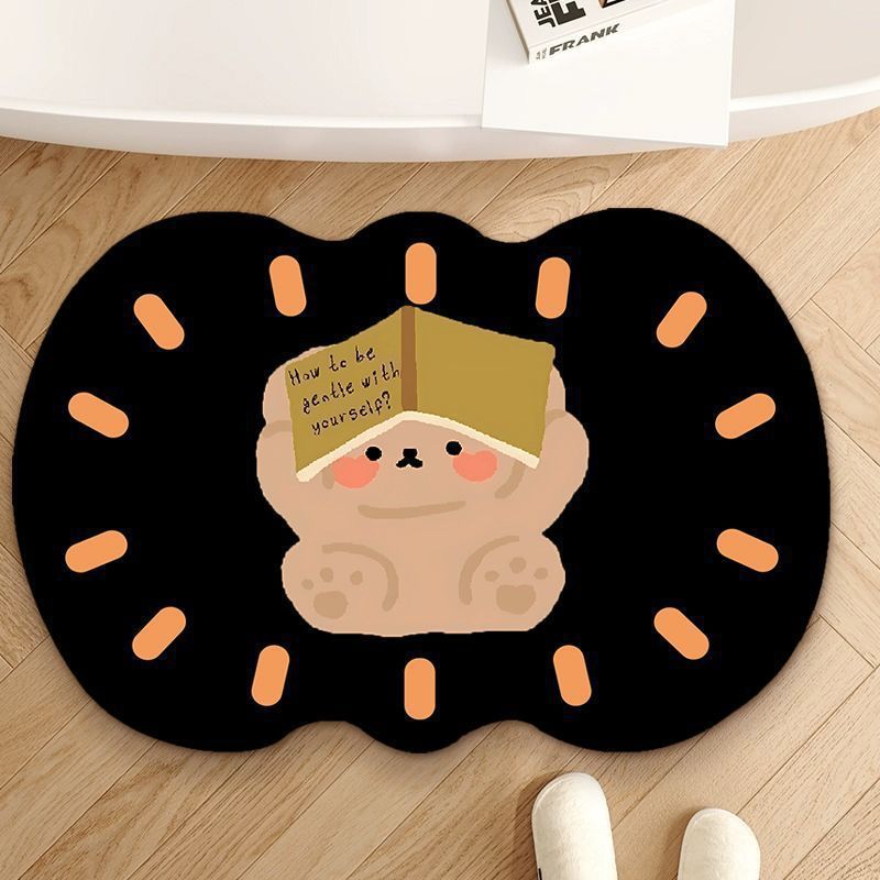 Cute Elephant-Themed Bath Mat