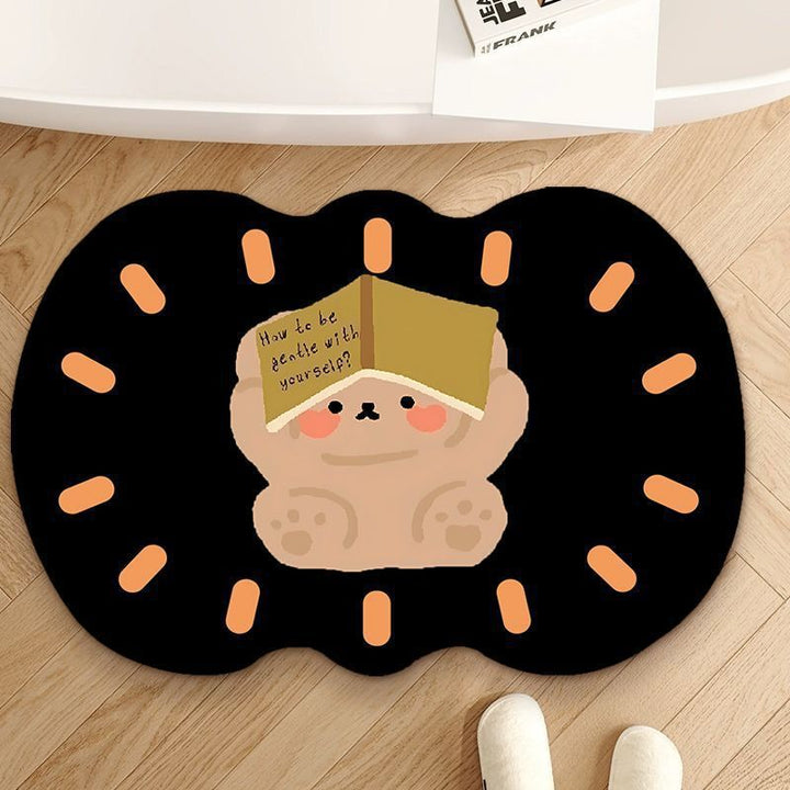 Cute Elephant-Themed Bath Mat