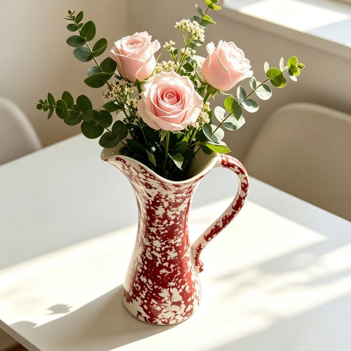 Decorative Floral Pitcher Kalsten