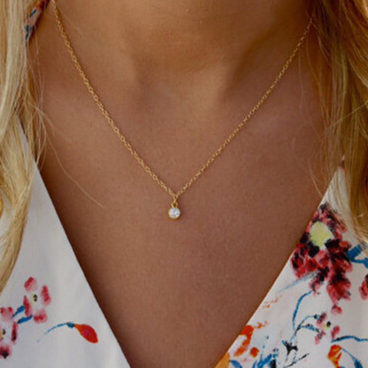 Minimalist Adjustable Chain Necklace Kalsten