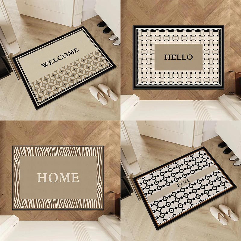 Decorative Textured Welcome Mat