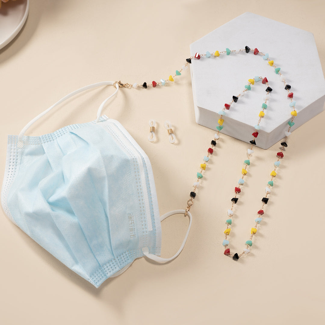 Chic Geometric Beaded Eyewear Holder kalsten