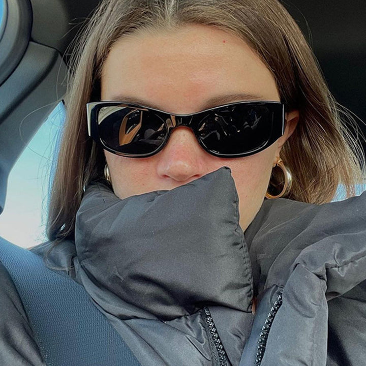 Women's sporty sunglasses with a wide frame and UV protection Kalsten
