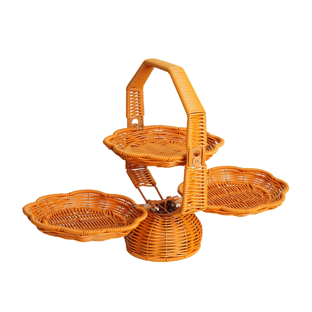 Multi-Layered Woven Serving Basket Kalsten