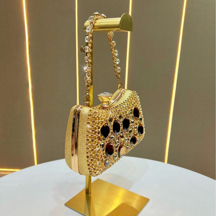 Opulent Bejeweled Evening Clutch