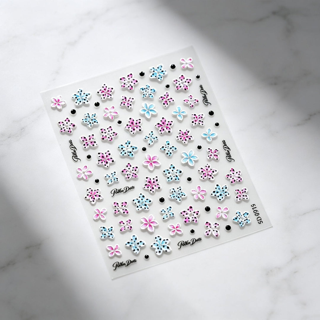Floral Decorative Nail Art Stickers