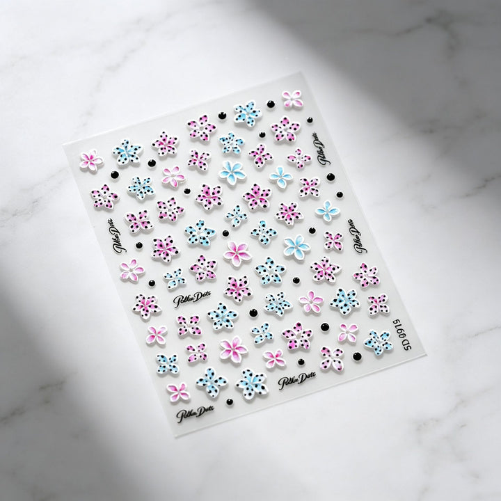 Floral Decorative Nail Art Stickers