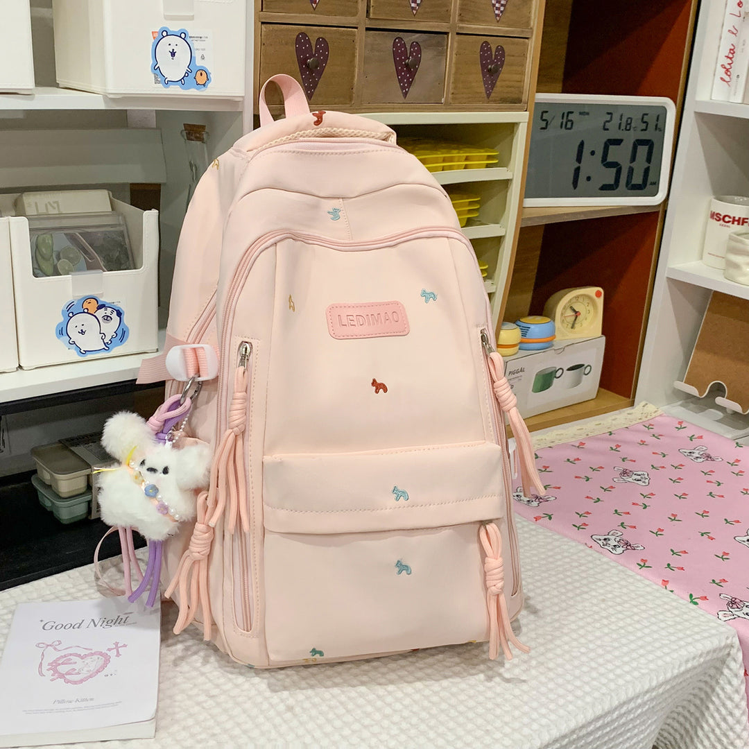 Cute Character-Embellished Backpack Kalsten 1791206030