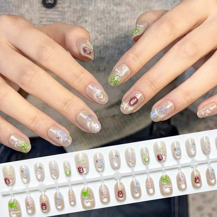 Artistic Nail Art Press-On Set