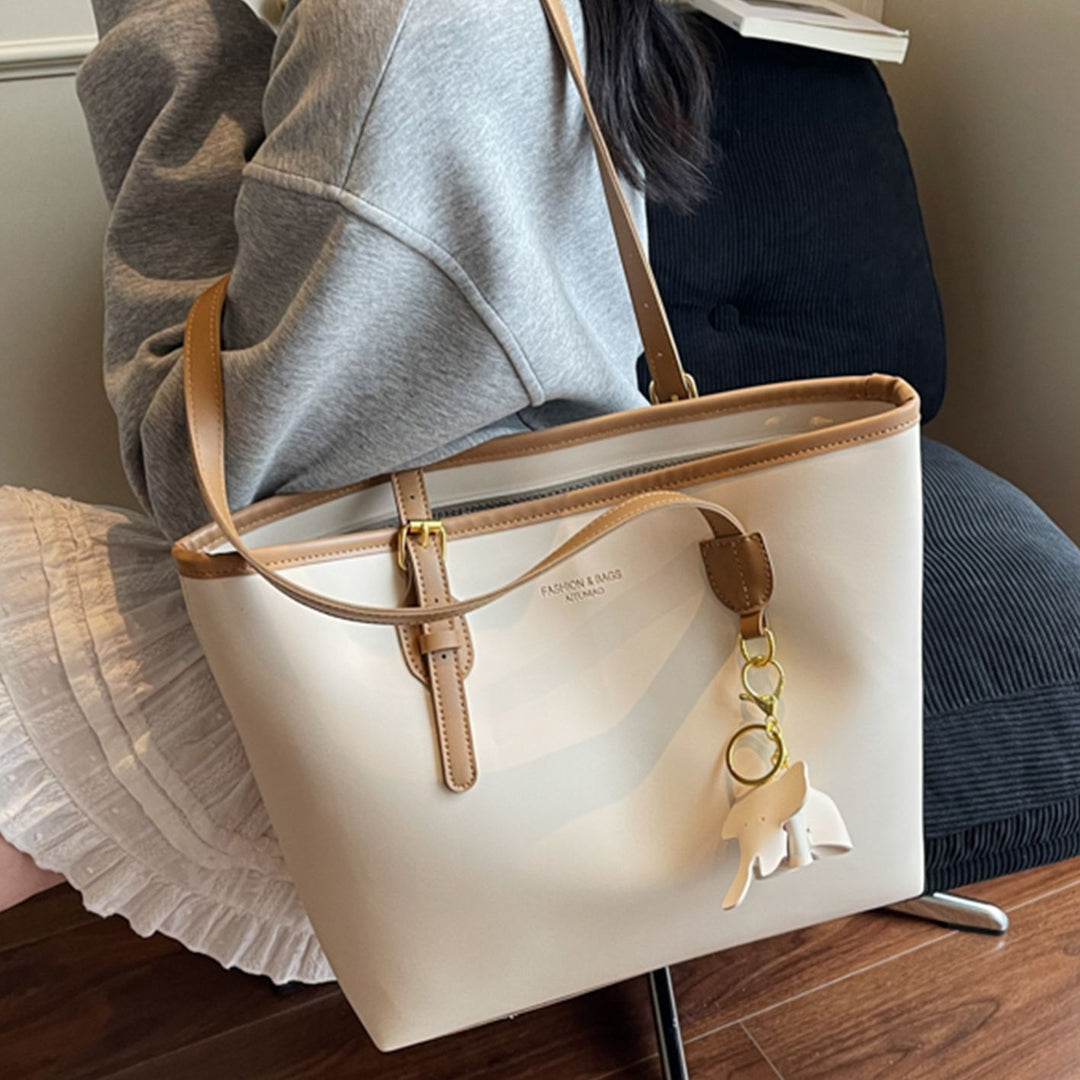 Elegant Leather Tote Bag Kalsten