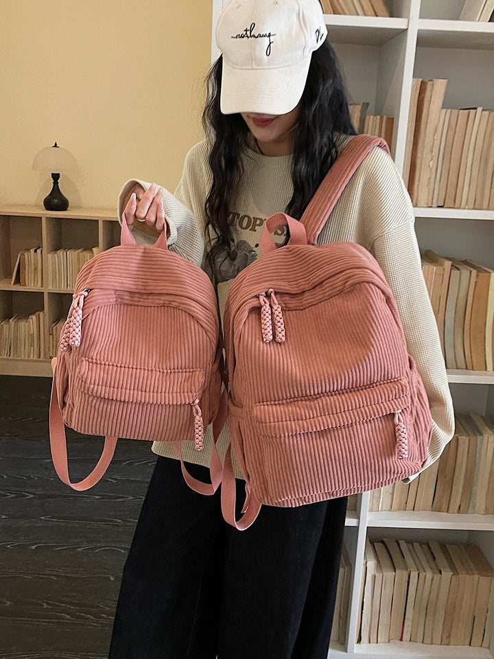 Corduroy Multi-Pocket Backpack Kalsten