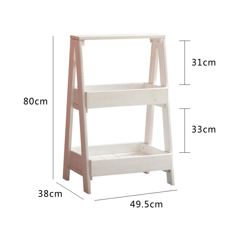 Wooden shelf Kalsten