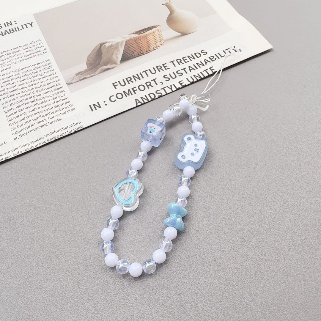 Heart-Shaped Beaded Eyewear Chain Kalsten