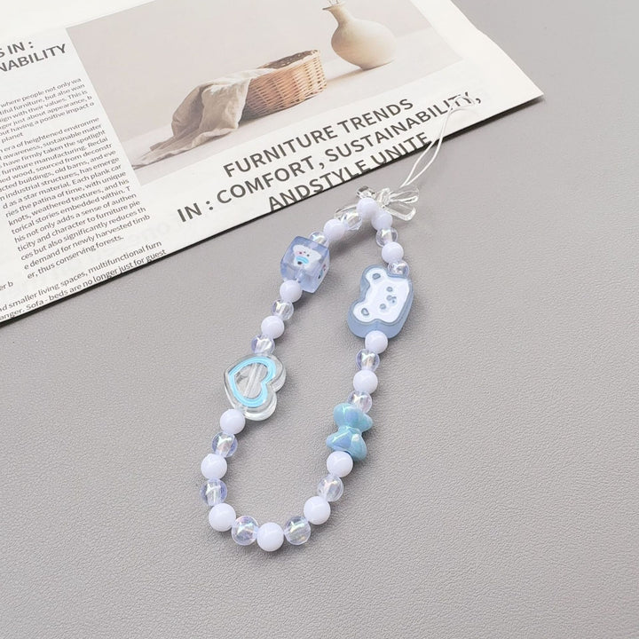 Heart-Shaped Beaded Eyewear Chain Kalsten