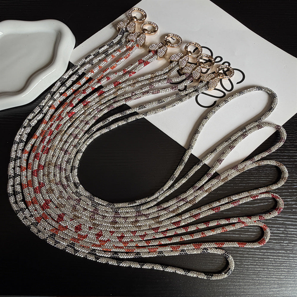 Rhinestone Encrusted Phone Lanyard Kalsten