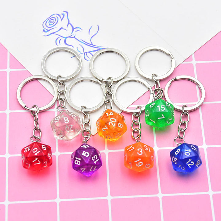 Dice-Themed Keychain Kalsten
