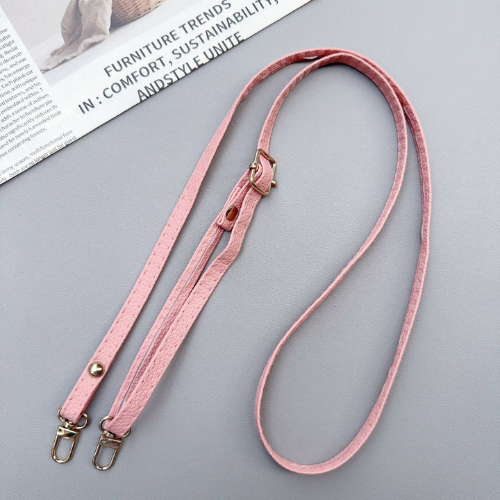 Adjustable Faux Leather Crossbody Strap Kalsten