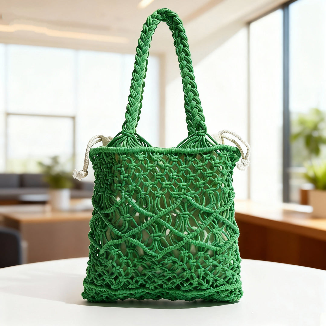 Hand-knotted macrame shopping bag Kalsten