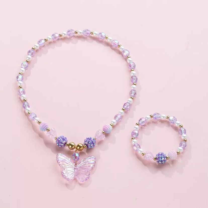 Butterfly Charm Jewelry Set Kalsten