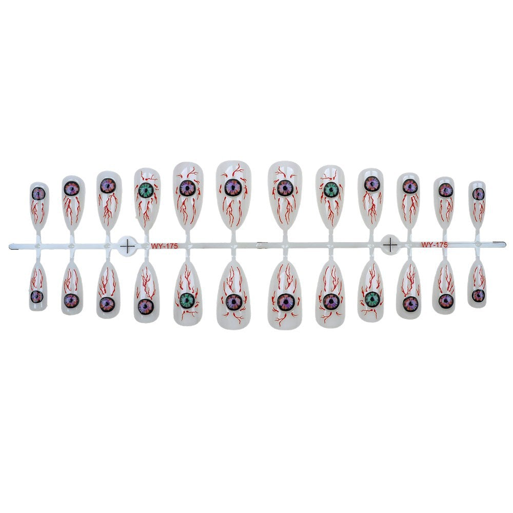Artistic Eye-Themed Press-On Nail Set Kalsten