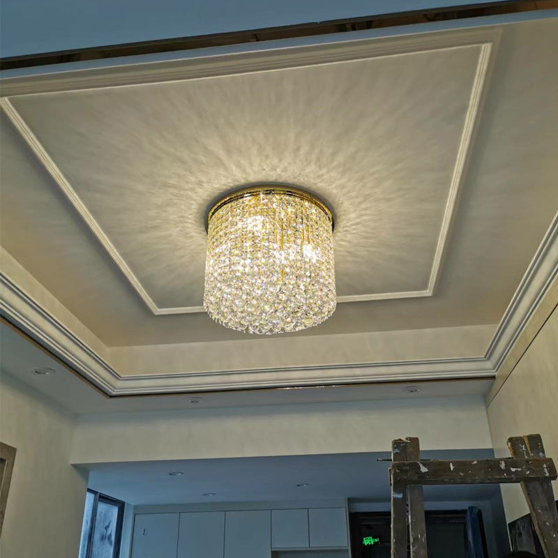 Crystal Cascading Ceiling Light
