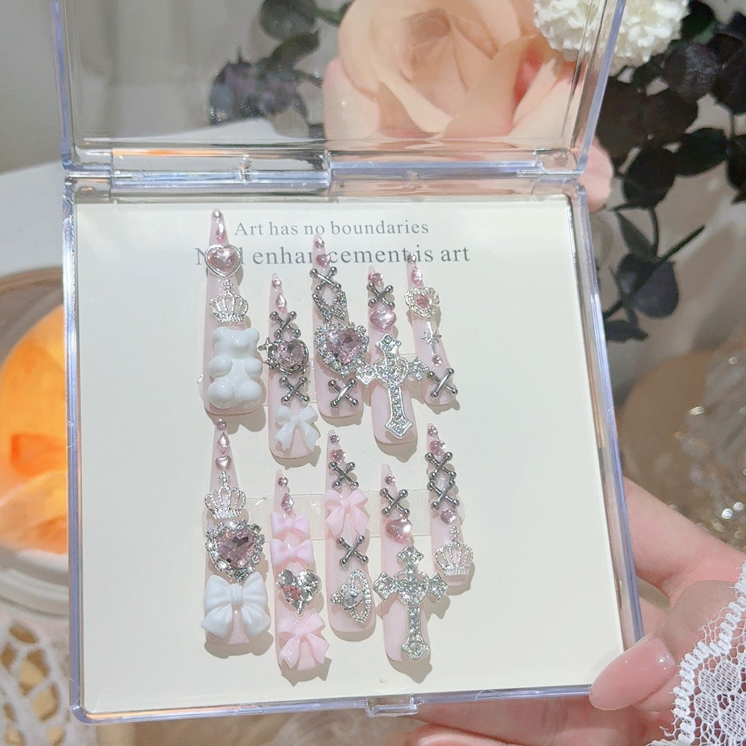 Artistic 3D Decorative Nail Art Tips Set