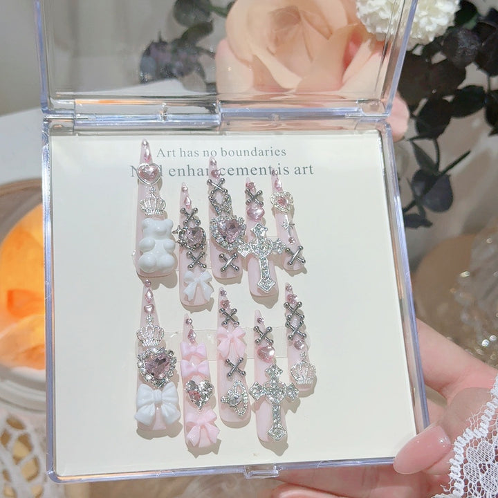 Artistic 3D Decorative Nail Art Tips Set