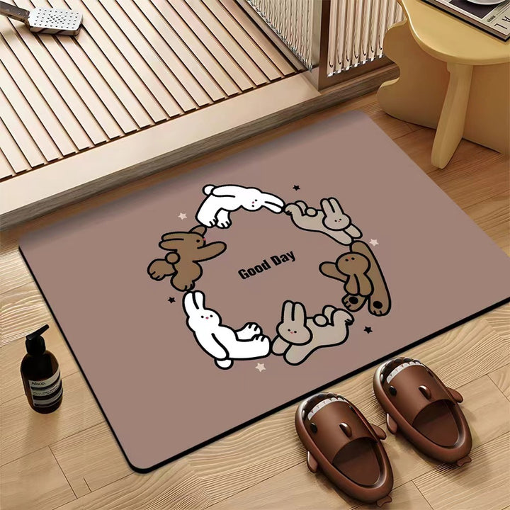 Fun Dog-Themed Indoor Mat Kalsten