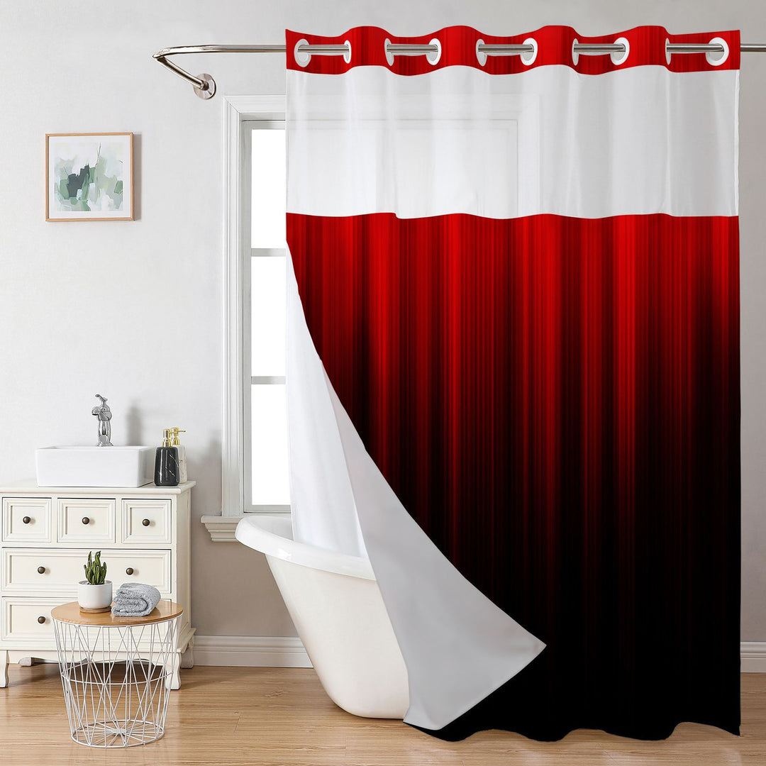 Modern Gradient Shower Curtain Kalsten