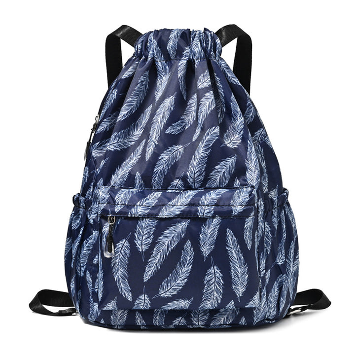 Drawstring Elephant Print Backpack Kalsten