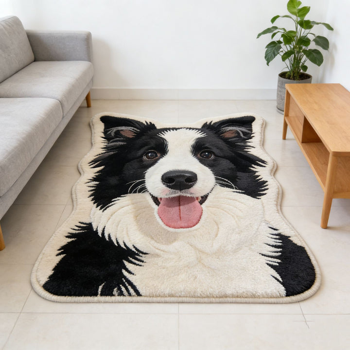 Cute Cat-Themed Plush Area Rug