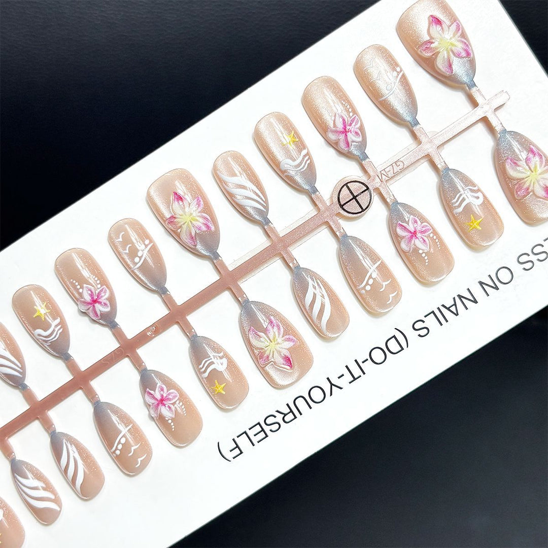 Decorative Press-On Nail Design Kalsten