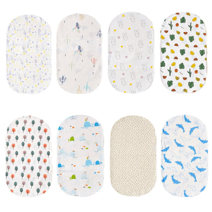 Cotton Muslin Crib Mattress Protector kalsten